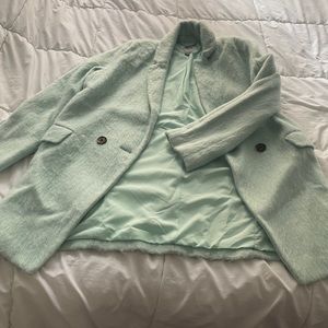 Like New Mint Old Navy Fuzz-textured car coat